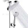 Xiamen Comercio Exterior Accesorios de Baño Transfronterizo Estilo Americano Soporte Oculto Brazo Desviador de Tres Vías con Enchufe Rociador Superior Juego de Ducha Doble