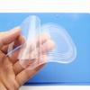 Nueva almohadilla de suela delantera de silicona transparente invisible para zapatos de tacón alto, antideslizante, antidesgaste, con absorción de impactos, masaje, almohadilla ajustable de tamaño medio
