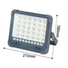 Lanterna portátil movida a energia solar, holofote recarregável, luz portátil para barraca de feira noturna, iluminação para camping ao ar livre, luz de emergência, super brilhante