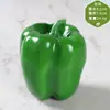 Linterna de Simulación Pimiento Falso Verdura Pimiento Fruta de Verdura Modelo de Pimiento Rojo Verde Amarillo Accesorios Adornos Decorativos Juguetes Educativos para Niños