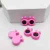 Gafas de sol pequeñas de dibujos animados accesorios de resina gafas de dibujos animados mate diy para diadema pasador materiales para joyería de juguete