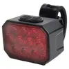 Conjunto de Luzes Dianteira e Traseira para Bicicleta Transfronteiriço 10 LEDs Alta Luminosidade Recarregável Bicicleta de Estrada Liberação Rápida Luz de Aviso para Ciclismo