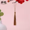 13cm Estilo Básico Pequeno Franja de Borla Poliéster Estilo Antigo Hanfu Marcador de Página Sachê Pingente de Bolsa DIY Fabricante Atacado