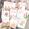 Tarjeta de Saludo Feliz Día de la Madre Fiesta de la Madre Tienda de Flores Sencilla Flor Horneada Bendición Tarjeta de Mensaje de Regalo Personalización