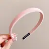 Nova Faixa de Cabeça Tendência 2025 para Mulheres com Coroa Alta, Doce Acessório de Cabelo Rosa para Lavar o Rosto
