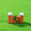Micro-Paisaje Creativo Tablero de Madera Valla de Piedra Puente Corto Jardinería Paisajismo Decoración DIY Accesorios Botella Ecológica Pequeños Adornos