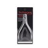 Tijeras de acero inoxidable para uñas con púas, 8711, de cartón negro, para exfoliar, de belleza y manicura.