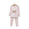 Kalabenben25 Nova Roupa de Casa Infantil Primavera & Outono Algodão Modal Roupas de Outono e Calças Compridas Categoria a Conjunto Íntimo