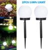 Lámpara decorativa de paisaje para patio de comercio electrónico transfronterizo, lámpara de bola de 10 cm, lámpara de césped para exterior, lámpara con bombilla solar insertada