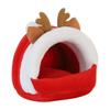 Nido de Hámster Invierno Cálido Nido de Algodón Planeador de Azúcar Nido de Cobaya Chinchilla Cama para Dormir para Cobaya Suministros para Mascotas de Año Nuevo Navidad