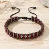 Amazon Venta Caliente Transfronteriza Pulsera de Piedra Negra para Hombre Pulsera de Hombre Moda Pulsera Elástica de Piedra Negra con Cuentas Venta al por Mayor