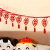 Decoración de Habitación de Boda, Guirnaldas de Boda, Arreglos Creativos de Boda, Cintas, Suministros de Boda, Banderas de Habitación de Boda de Tela No Tejida para Mesita de Noche