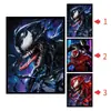 League of Legends Animación 3D Póster Estéreo Pintura con Gradiente de Rejilla Spider-man Iron Man Póster de Animación Rejilla de Ojo Desnudo