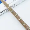 Cuerda de Tira de Vidrio Tubo Redondo de Pedrería Transfronteriza Accesorios para Joyería Accesorios para Ropa Línea de Corbata de Moño Tubo de Pedrería Venta al por Mayor