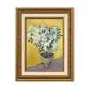 Xiyin TEME Suministro Transfronterizo Marco Retro Monet Floral Fruta Naturaleza Muerta Pintura Sala de Estar Comedor Vestíbulo Arte de Pared Decorativo