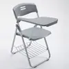 Cadeira de Treinamento Dobrável com Tábua de Mesa, Banco para Conferência, Cadeira para Instituição de Ensino e Treinamento de Estudantes com Prancheta, Estrutura Integrada de Plástico e Aço