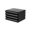 Bolsa de basura extragrande, gruesa, para hoteles, catering, gran capacidad, para uso comercial, de boca plana, color negro.