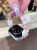 Pulsera tejida linda Correa de reloj de gatito Adecuada para Apple Watch Iwatch12 Generación 11/10Ultrase