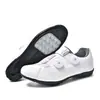 Conjunto de Sapatilhas de Ciclismo com Travas Novo 2025, Sapatos de Bicicleta com Solado Rígido Transfronteiriços, Sapatilhas de Mountain Bike com Travas, Sapatos de Ciclismo Masculinos Sem Travas