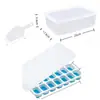 Amazon Molde Cuadrado Suave de Silicona para Cubitos de Hielo de 14 Compartimentos Bandeja DIY para Cubitos de Hielo con Tapa Venta al por Mayor