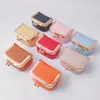 Nueva bolsa de joyería para mujer de cuero PU, bolsa de almacenamiento para anillos de diamante y collares, mini monedero, caja de joyería para anillos y pendientes
