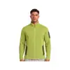Ropa exterior casual de otoño e invierno para hombre con cuello alto de forro polar, tejido de calibre grueso, cepillado, proceso sin costuras, estilo cremallera, resistente al desgaste, cómoda, manga larga, exterior