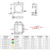 3030 frente LED patch indicador lâmpada contas San'an chip azul fonte de luz destaque luminoso tubo secundário fábrica