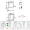 Cabeça de bola 3030 fonte de luz azul LED de montagem frontal conta de lâmpada diodo emissor de luz de alto brilho chip Sanan led