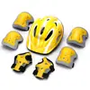 Equipo de protección infantil de siete piezas: casco de seguridad, equipo para bicicleta de equilibrio, patinete, patines, patineta, juego de equipo de protección