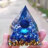 Bola de Cristal 73 Estilos Pirámide Bola de Cristal Transfronteriza Pirámide de Piedra Triturada Artesanías para el Hogar Adornos de Resina