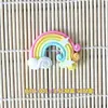 Fofos Enfeites de Decoração de Bolo de Cobra Rosa Bebê para Meninos e Meninas Festa de Aniversário de Lua Cheia Decoração de Confeitaria Plug-in