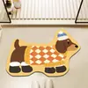 Alfombrillas de Baño de Tierra de Diatomeas con Forma de Mascota Lindas de Dibujos Animados en Varios Tamaños, Alfombrillas Absorbentes de Agua y Antideslizantes, Disponibles Exclusivamente para Ventas Transfronterizas, en Stock