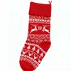 Calcetines de lana jacquard con diseño transfronterizo, bolsa de regalo, decoración navideña, bolsa de regalo navideña, calcetines navideños tejidos