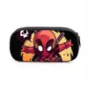 Nueva Estuche de Lápices de Deadpool y Wolverine Estudiante Gran Capacidad Caja de Papelería Genial Poliéster Resistente al Desgaste Estuche de Lápices de Almacenamiento Lote