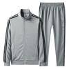 Traje de primavera y otoño para hombre, nuevo traje para hombre, moderno traje deportivo para actividades al aire libre, chaqueta de cuello alto, pantalones rectos, ropa para hombre