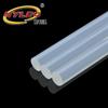 Barra de pegamento termofusible al por mayor blanco transparente termofusible eva silicona tira de goma grande 7-11mm accesorios universales para pistola de pegamento