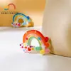Nuevos Accesorios DIY de Resina de Corazón Nube Estrella Arcoíris Pinzas para el Cabello Lindas Hechas en Casa Accesorios para el Cabello de Niñas Accesorios Creativos