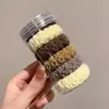 Goma para el pelo Engrosada y Ampliada para Mujer 2025 Banda Elástica de Cola de Caballo de Moda Anillo para el Pelo Cubierta de Cuero Estilo Grueso