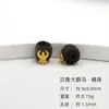 Accesorios de Madera de Agar Natural Pulsera de Plata S925 Chapada en Oro Accesorios para Pulsera Cuentas Espaciadoras Hechas a Mano para DIY Productos Semiacabados