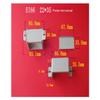 Em estoque grande oferta de baixa freqüência EI 66 22 * 35 transformador horizontal Ponte shell braçadeira quadro braçadeira de ferro