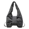 Tendência Novo Design de Moda Senso de Algodão Laço Bolsa de Axila Casual Versátil Personalizada Estilo Simples Bolsa de Ombro Feminina