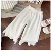 Conjunto de Ropa de Primavera para Niñas 2026 Nuevo Estilo Conjunto de Dos Piezas de Punto y Jeans de Pierna Ancha Estilo Coreano para Ropa Exterior