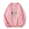 Nuevo diseño de estampado de cachorro lindo de dibujos animados para Primavera y Otoño, Sudadera Versátil de Manga Larga para Mujer, Dulce, que Reduce la Edad