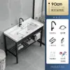 Lavabo Integrado de Cerámica de Alta Temperatura Lavabo para Ropa con Tabla de Lavar Lavabo para Balcón Baño Lavabo Lavabo Sobre Encimera