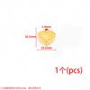 Colgante de corazón en relieve de acero inoxidable, joyería DIY, collar de corazón, pulsera, colgante de amor, accesorios, colgante texturizado de lujo ligero