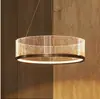 Lámpara de araña para sala de estar de gasa de nube, simple y elegante, diseño moderno de alta gama, luz principal de artista para dormitorio, villa y vestíbulo