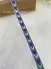 Cinta de bordado jacquard con lazo hecho a mano DIY de 1,0-2,0 cm, accesorios para el cabello, accesorios para ropa de minorías étnicas
