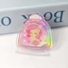 Xiaohongshu Clip de Acrílico Transparente Pp My Little Pony Arcoíris Láser Dibujo Animado Popular Creativo Clip para Papel de Prueba Soporte para Notas
