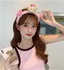 Xingdelu mesmo estilo orelhas de coelho headband Coreia do Sul Internet celebridade bonito cartoon boneca hairpin headband pelúcia rosto lavagem faixa de cabelo