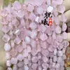 Cuarzo Rosa Ojo de Tigre Lapislázuli Amatista Trébol de Cuatro Hojas Cuentas Sueltas de 11 mm DIY Pasador Accesorios para el Cabello Pulsera Accesorios para Collares Venta al por Mayor